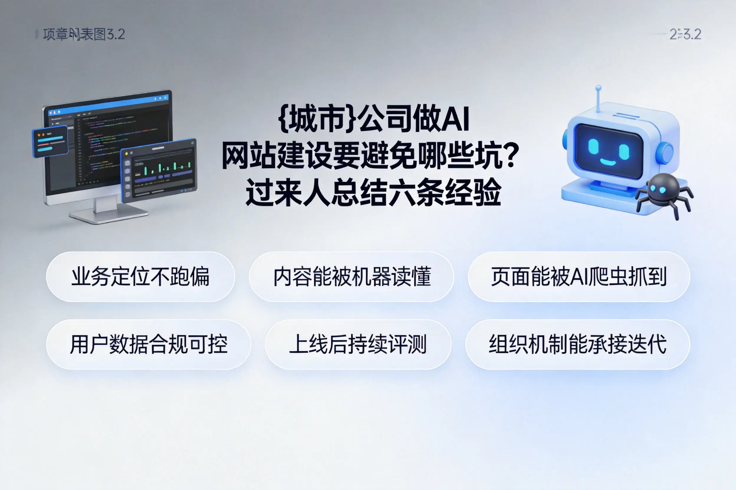 漯河公司做AI网站建设要避免哪些坑？过来人总结六条经验