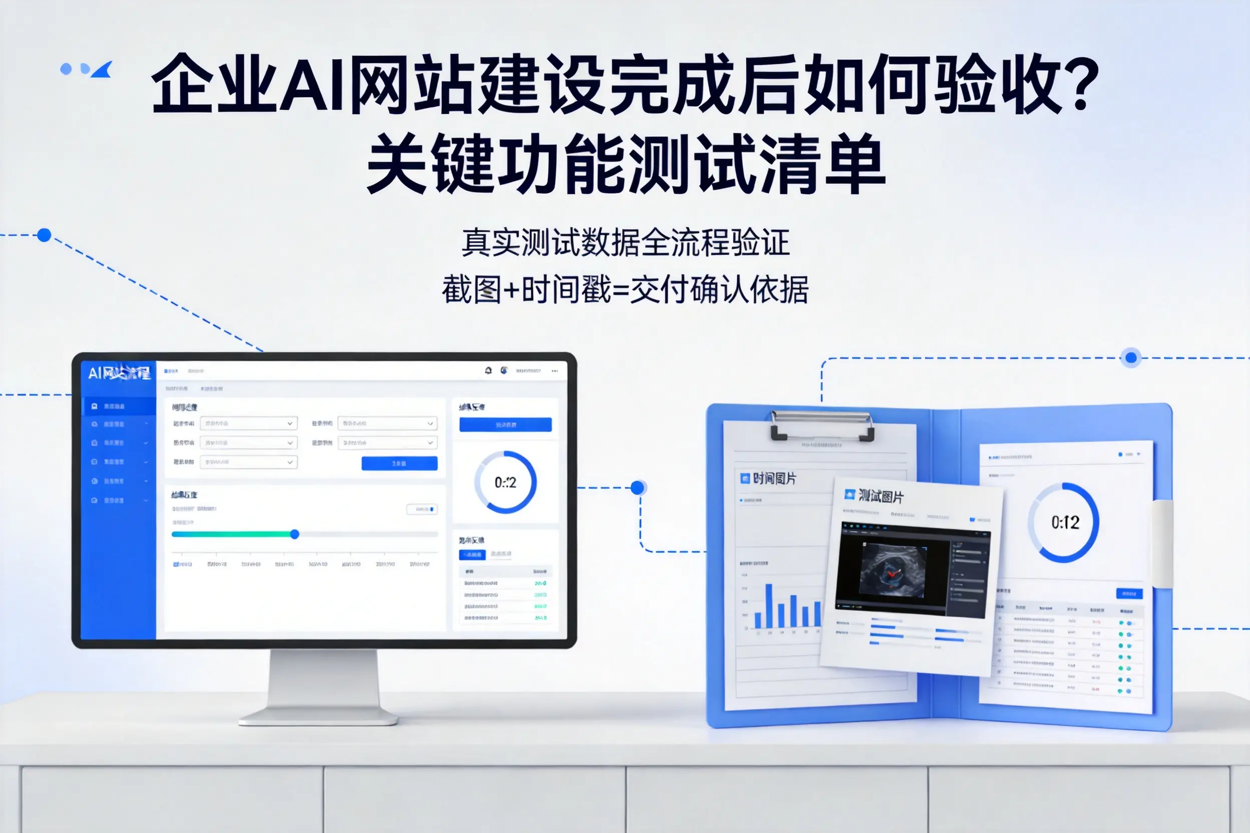 漯河企业AI网站建设完成后如何验收？关键功能测试清单
