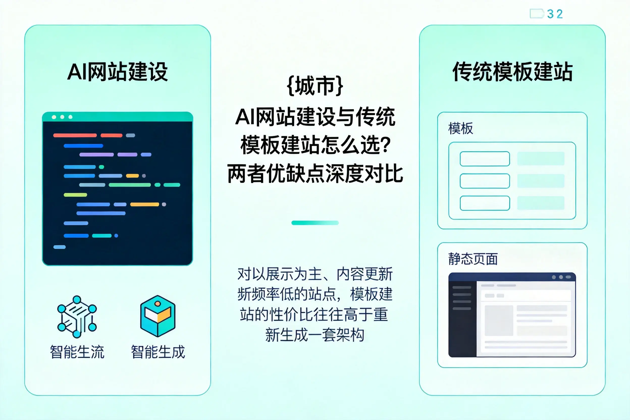 漯河AI网站建设与传统模板建站怎么选？两者优缺点深度对比