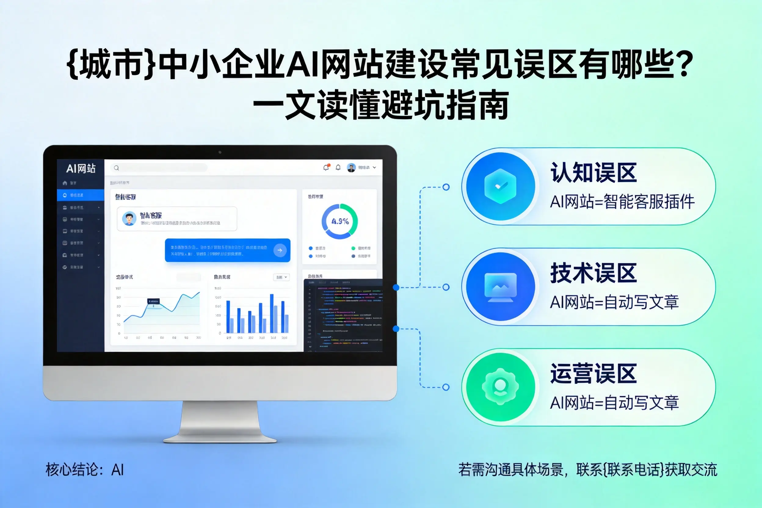 漯河中小企业AI网站建设常见误区有哪些？一文读懂避坑指南