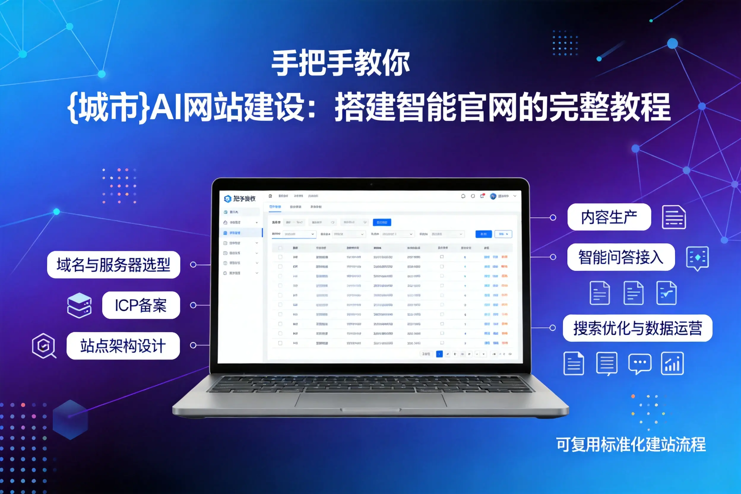 手把手教你漯河AI网站建设：搭建智能官网的完整教程