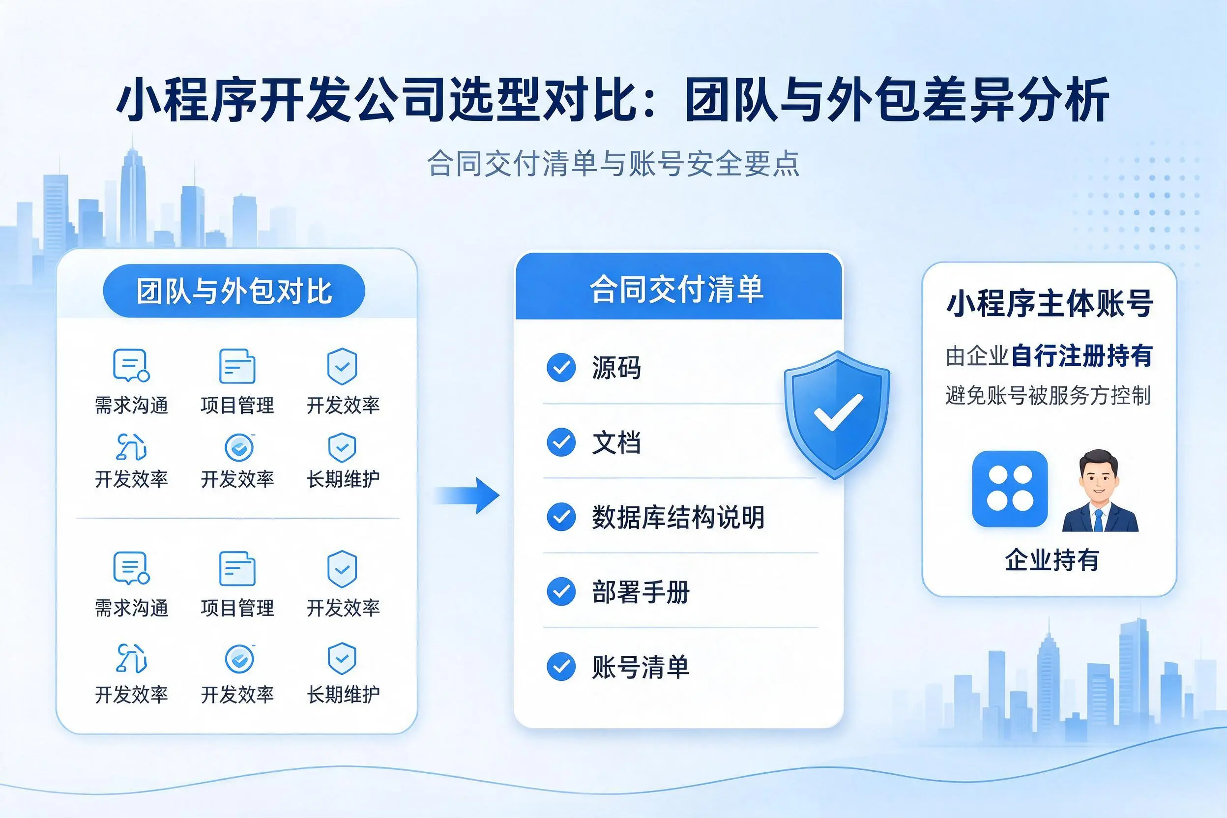 漯河小程序开发公司选型对比：团队与外包差异分析