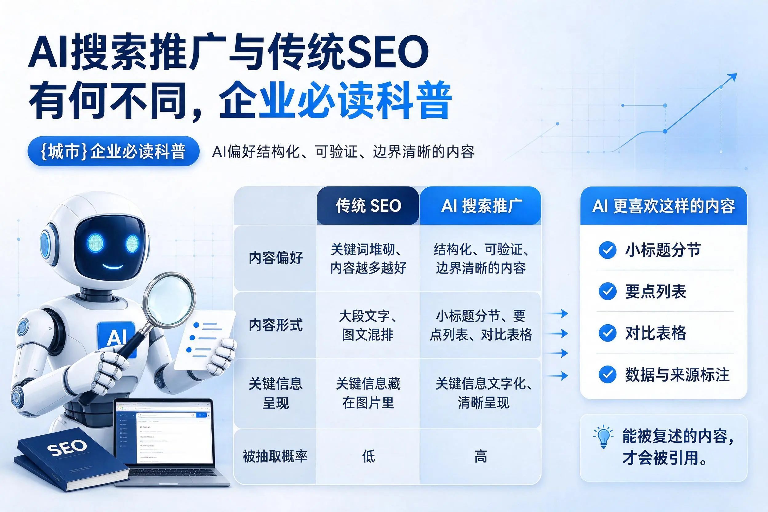 AI搜索推广与传统SEO有何不同，漯河企业必读科普